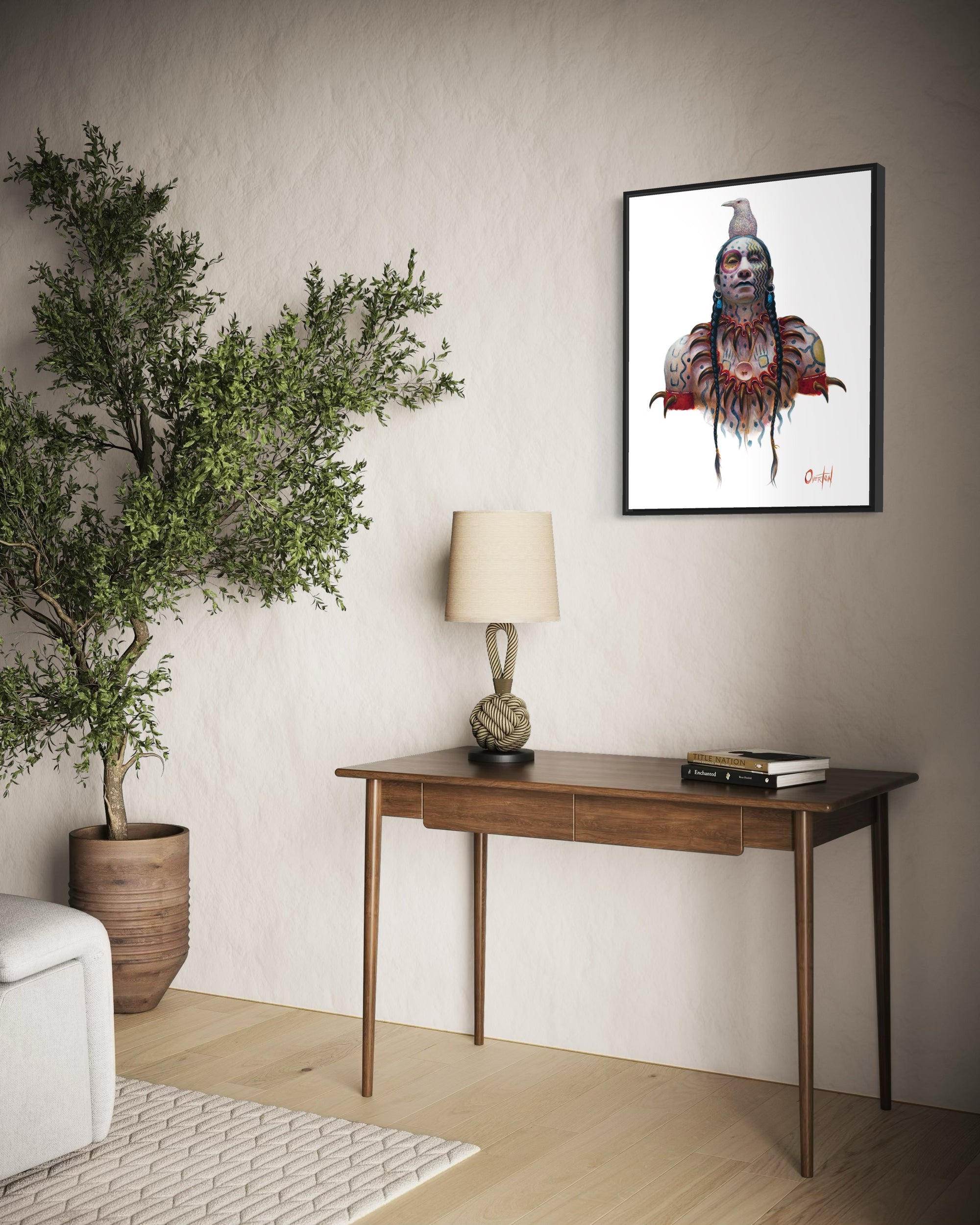 WHITE CROW | Luxe Collection Canvas Print