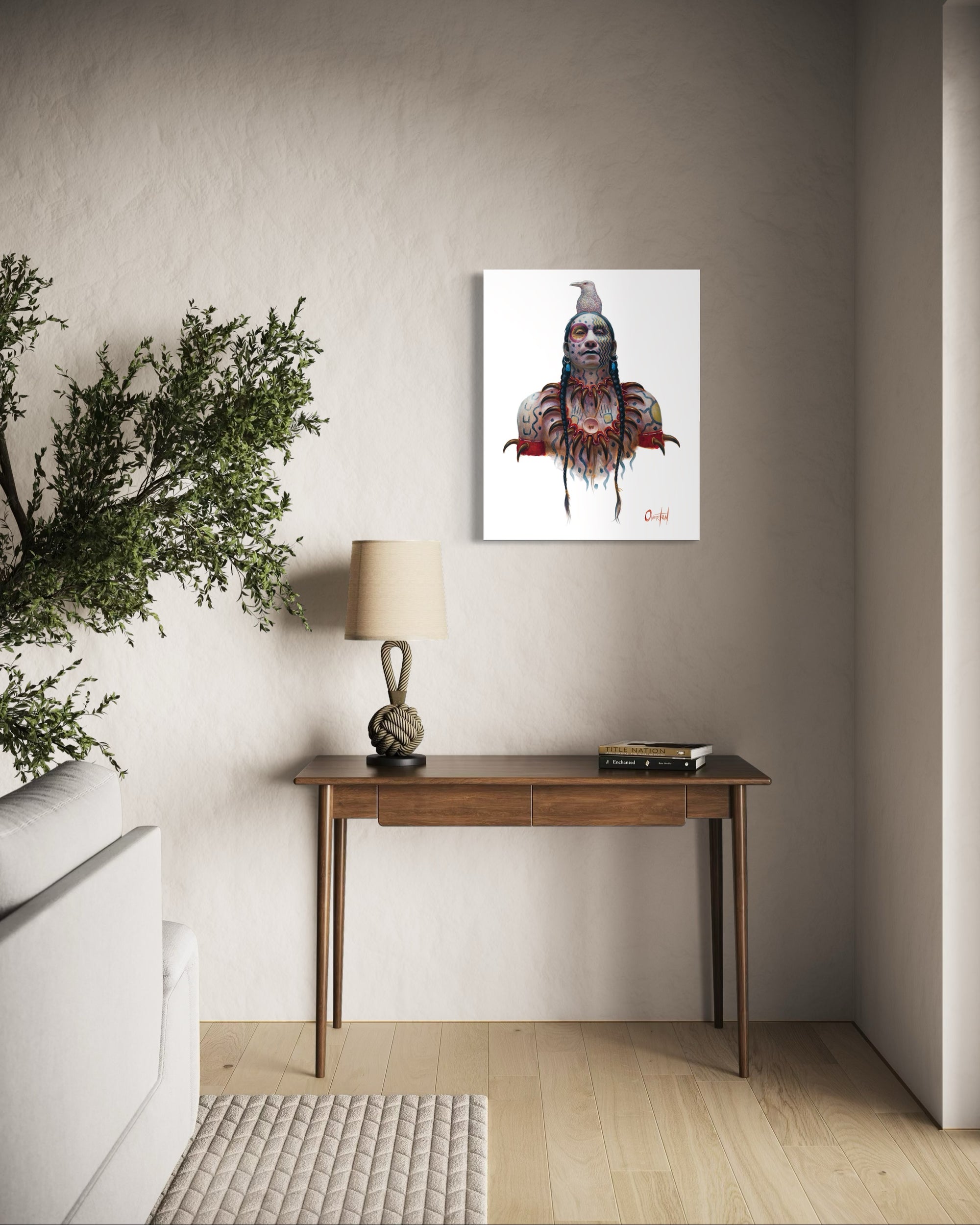 WHITE CROW | Luxe Collection Canvas Print
