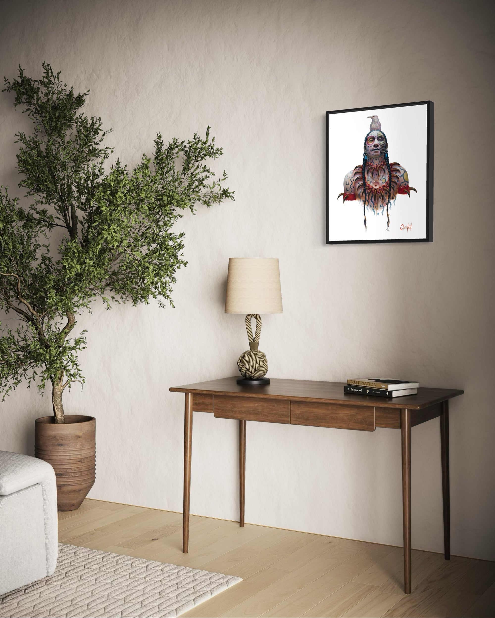 WHITE CROW | Luxe Collection Canvas Print
