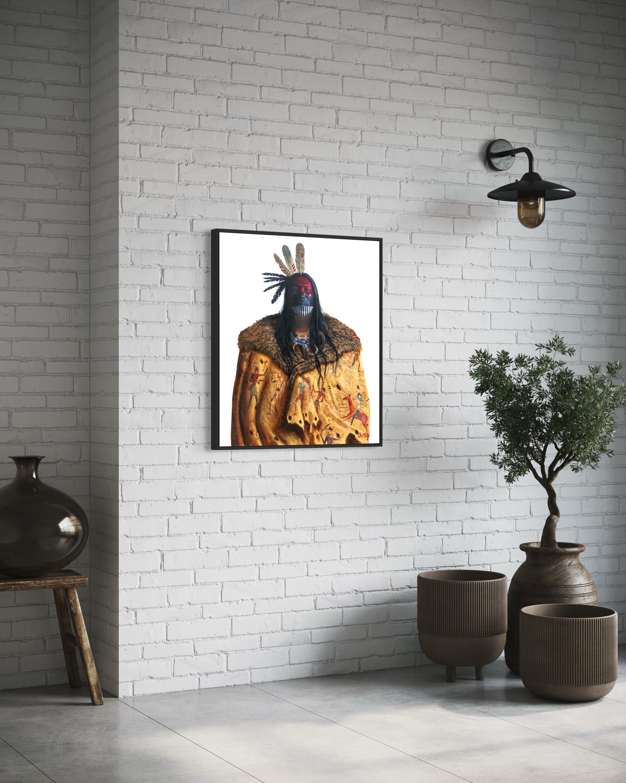 RAIN IN THE FACE | Luxe Collection Canvas Print