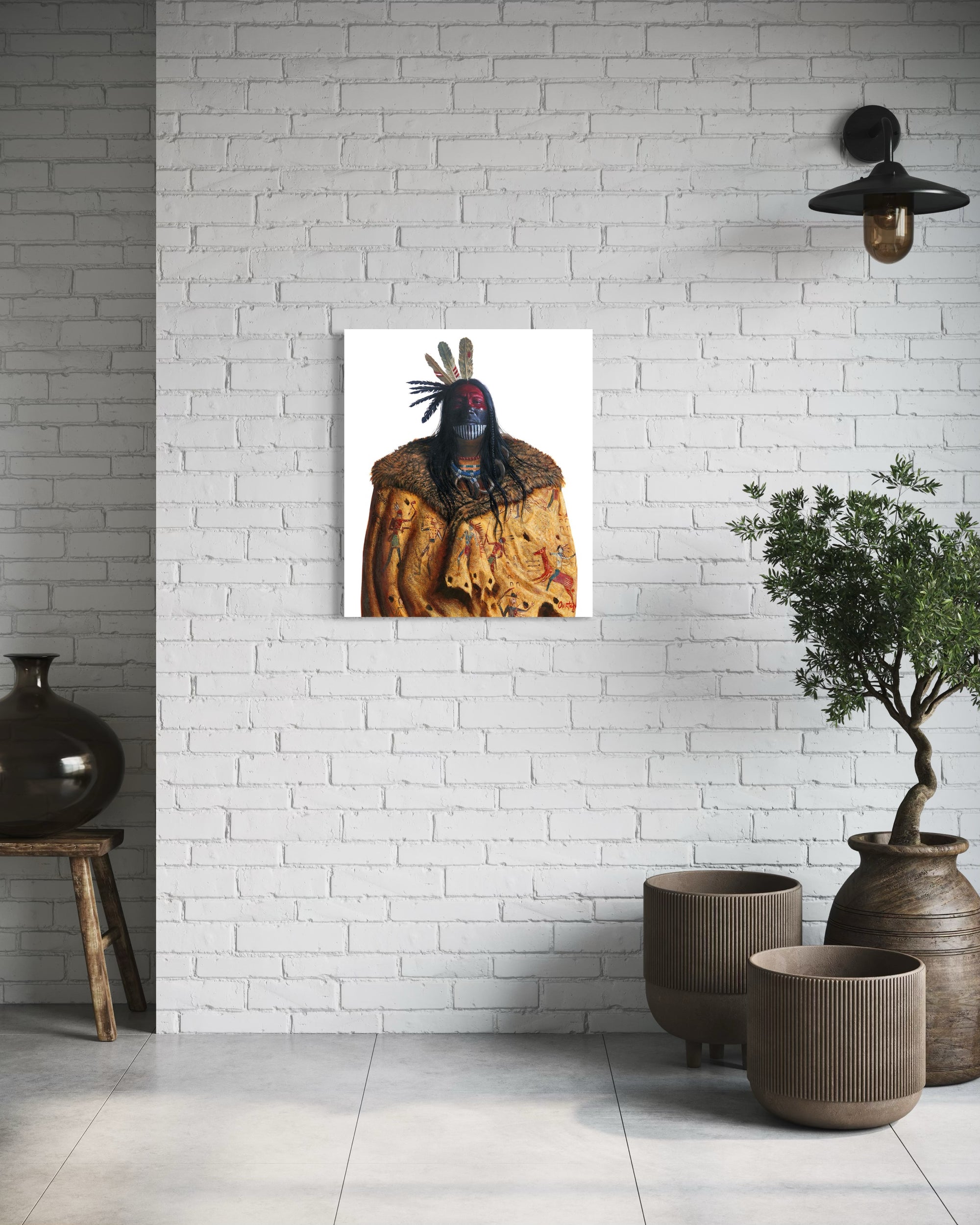 RAIN IN THE FACE | Luxe Collection Canvas Print