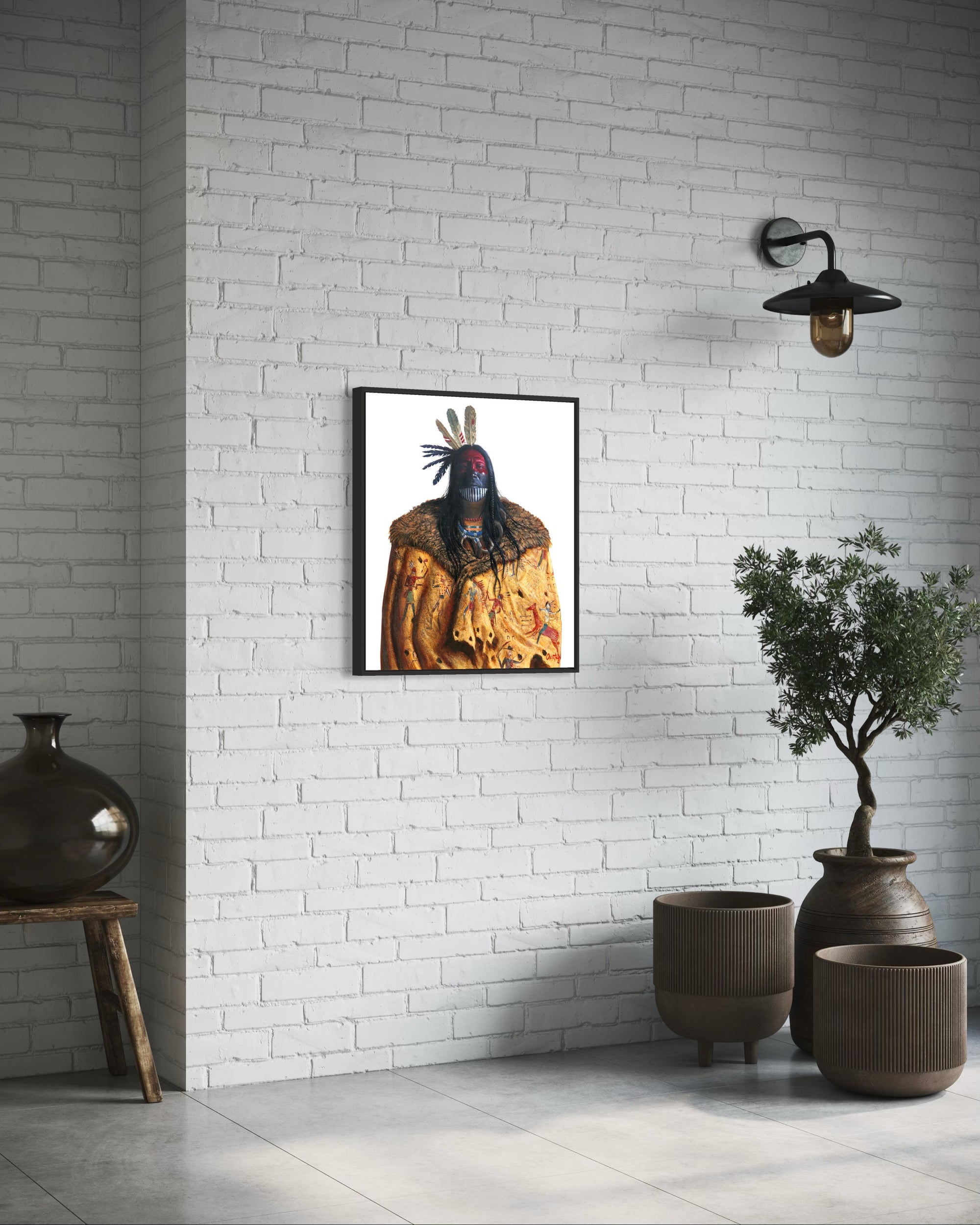 RAIN IN THE FACE | Luxe Collection Canvas Print