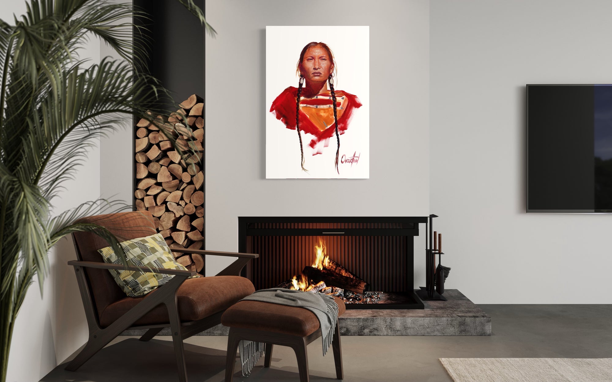 SACAGAWEA | Luxe Collection Canvas Print