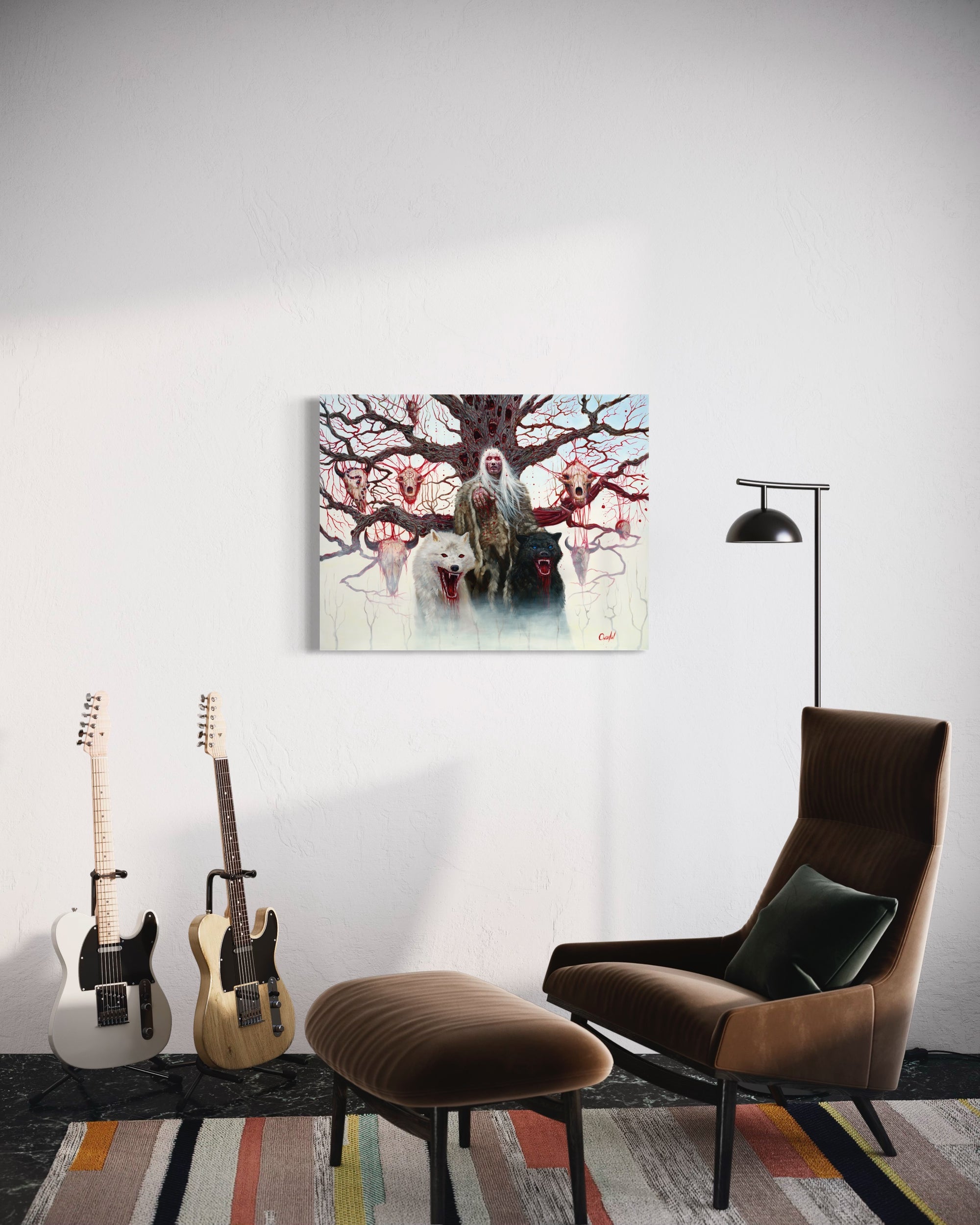 TREE OF BLOOD AND SOULS | Luxe Collection Canvas Print