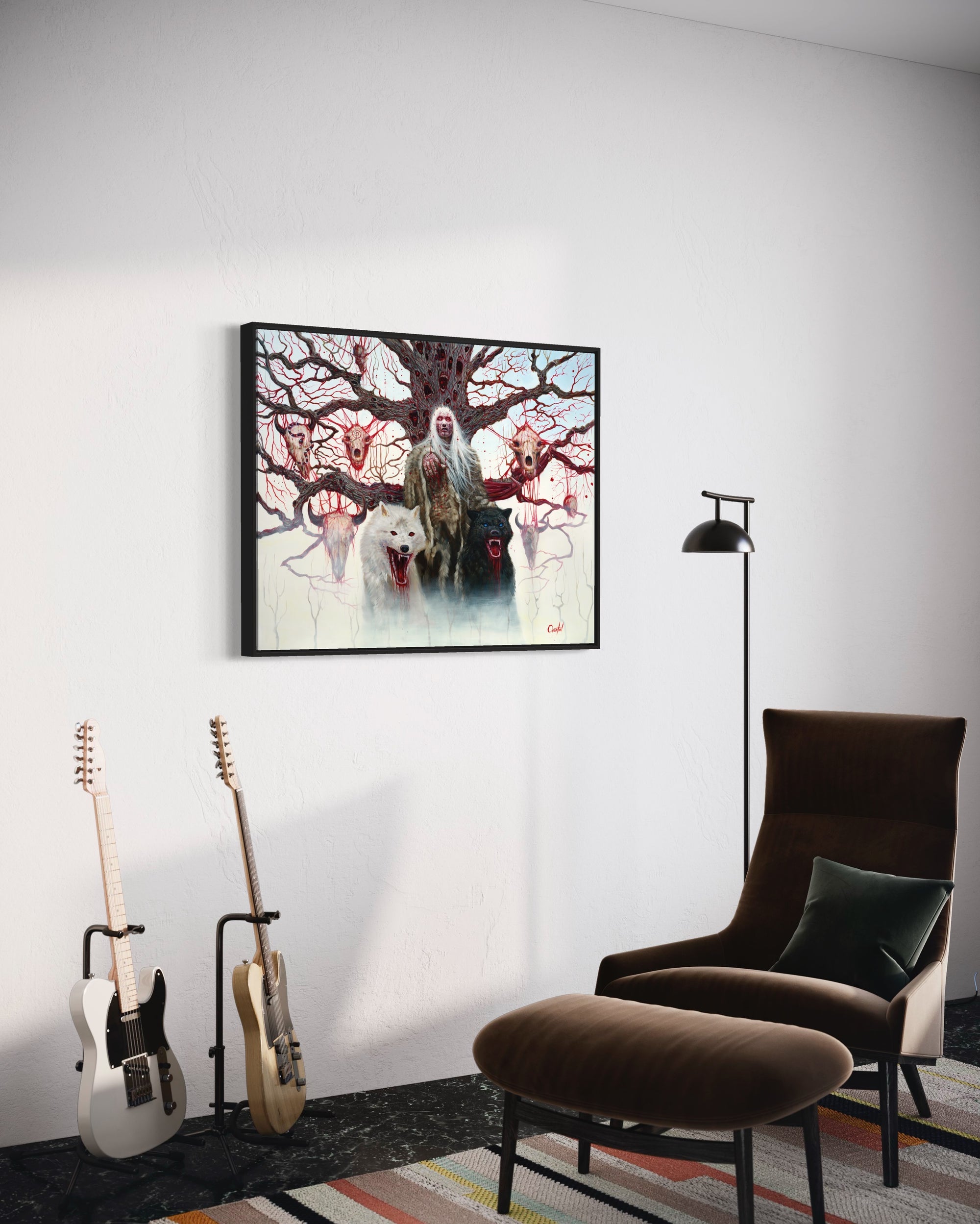 TREE OF BLOOD AND SOULS | Luxe Collection Canvas Print