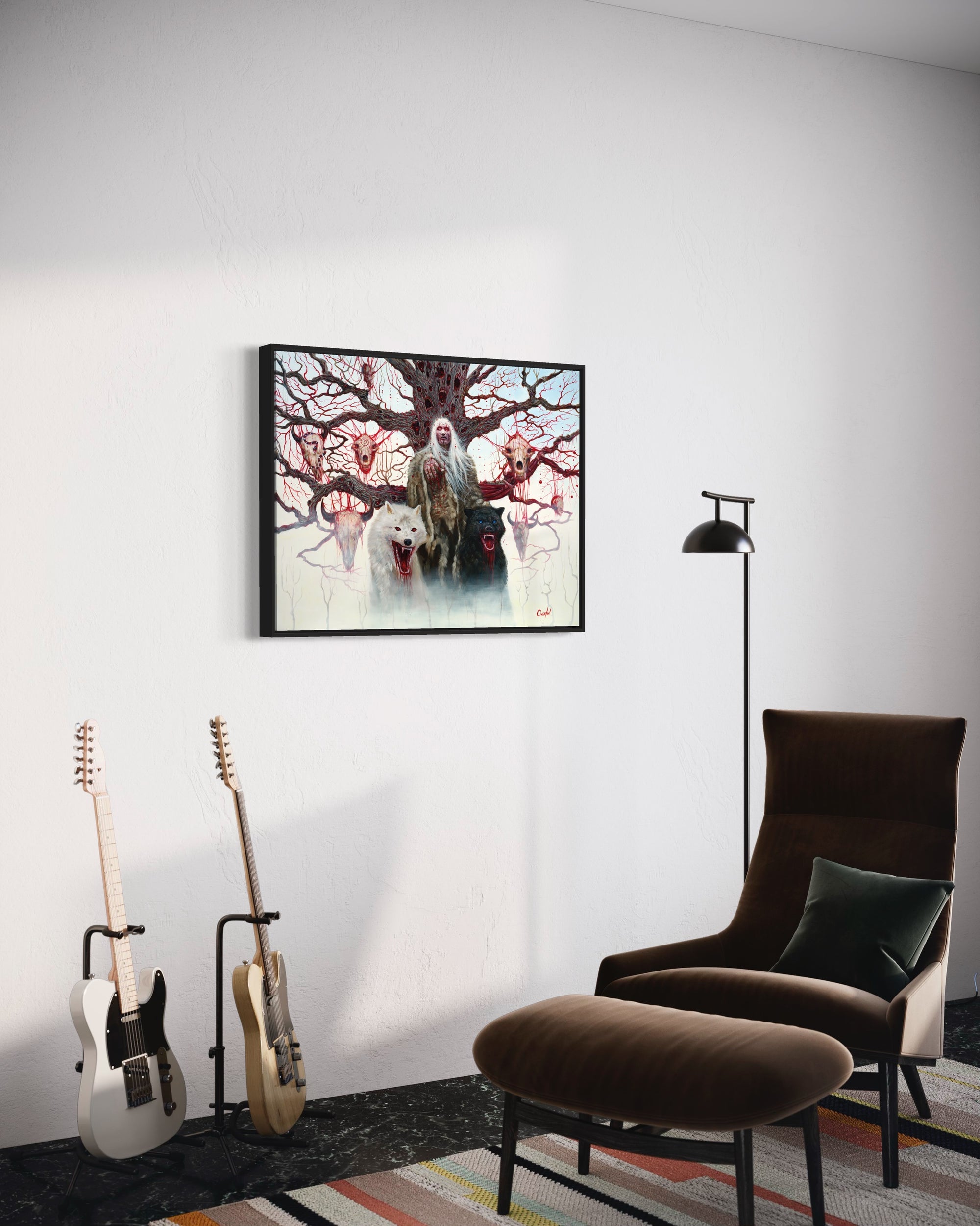 TREE OF BLOOD AND SOULS | Luxe Collection Canvas Print