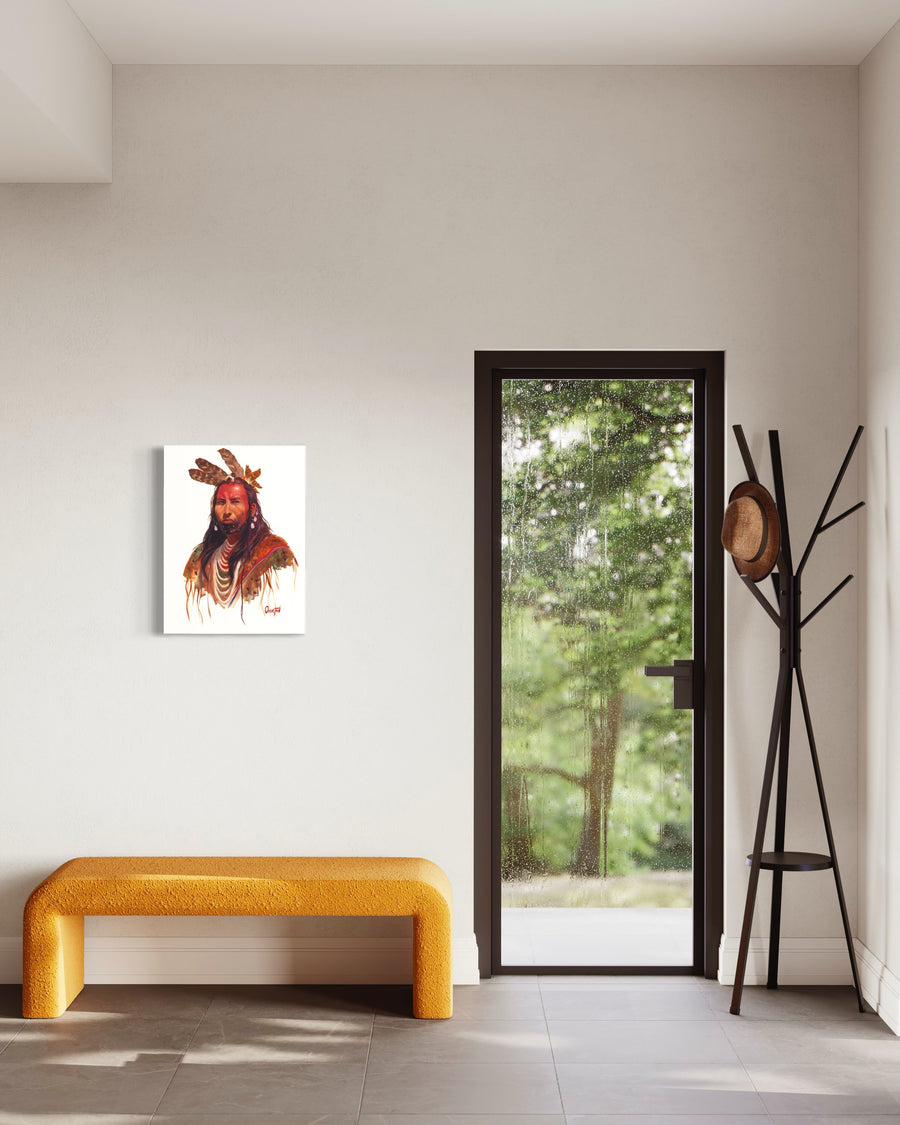 BRINGS DOWN THE SUN | Luxe Collection Canvas Print
