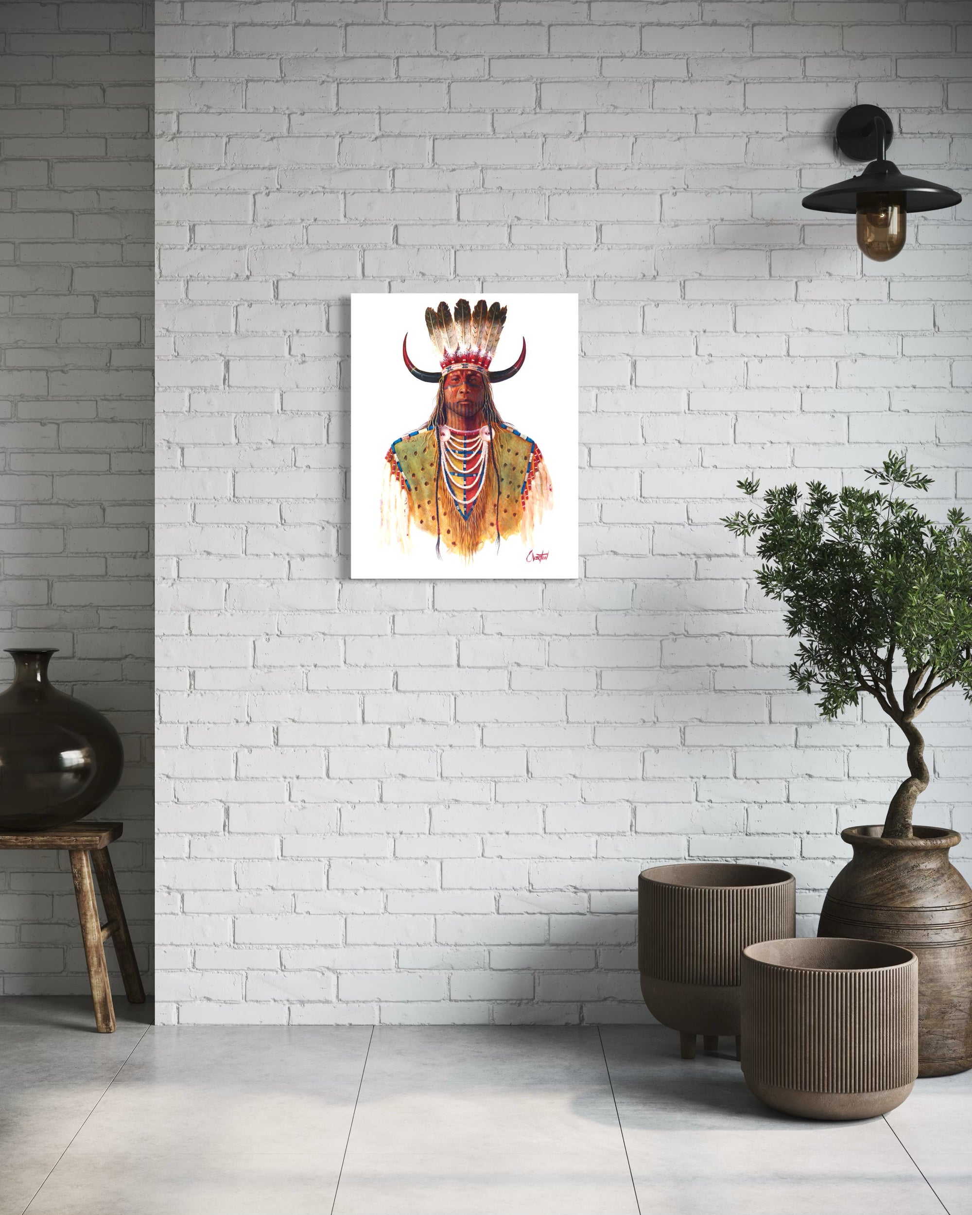 BRINGS DOWN THE MOUNTAIN | Luxe Collection Canvas Print
