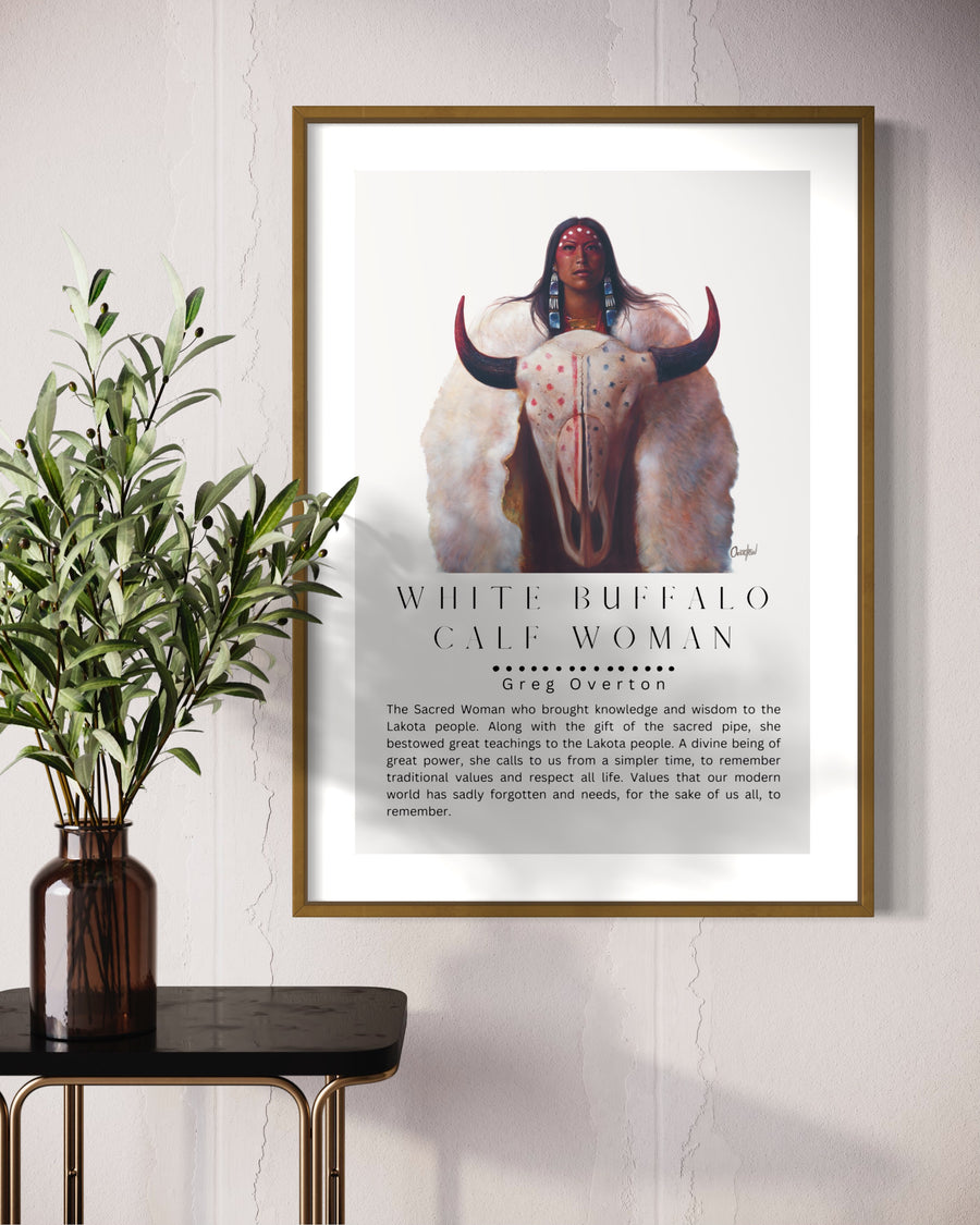 WHITE BUFFALO CALF WOMAN |  Museum Print