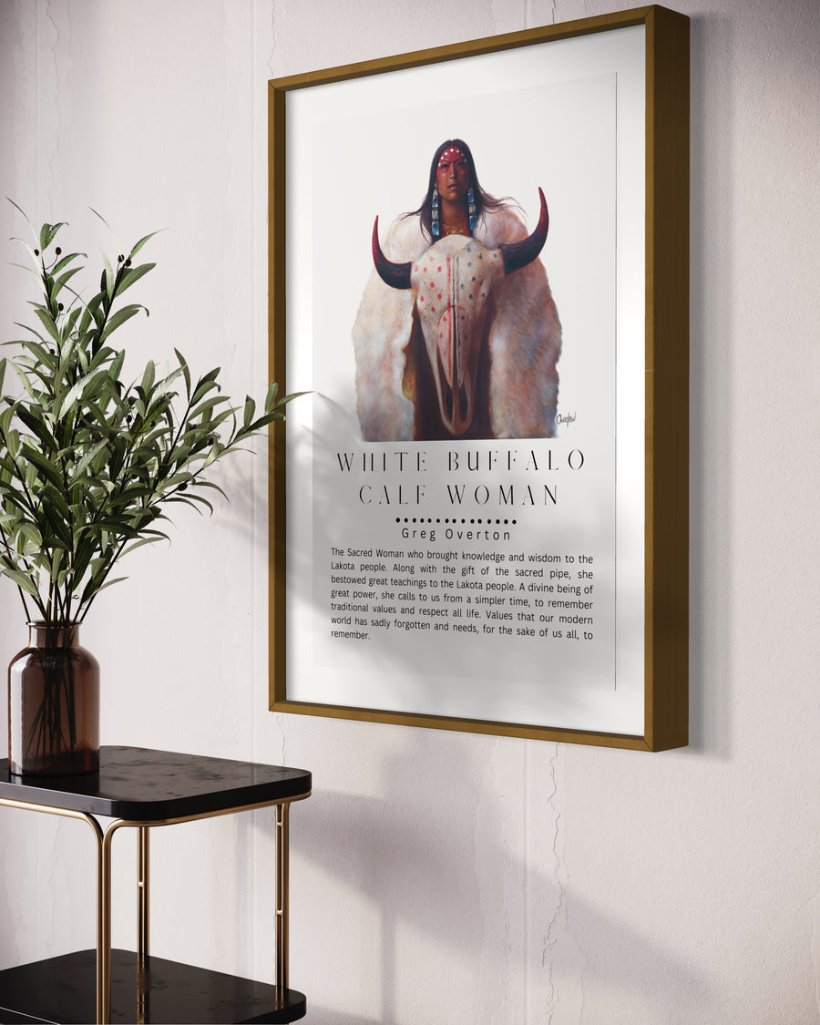 WHITE BUFFALO CALF WOMAN |  Museum Print