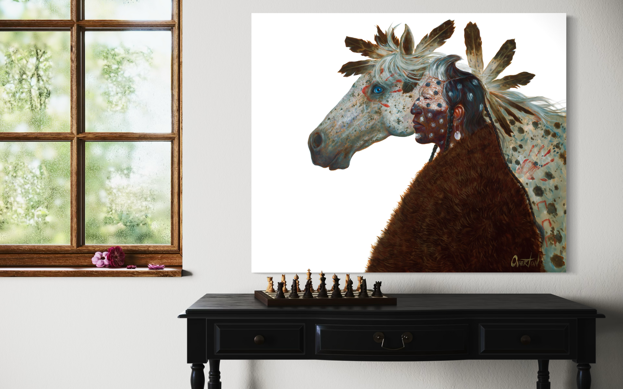 EAGLE AND HAIL | Luxe Collection Canvas Print