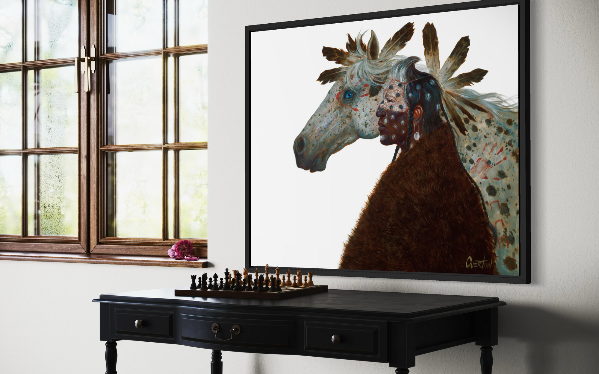 EAGLE AND HAIL | Luxe Collection Canvas Print