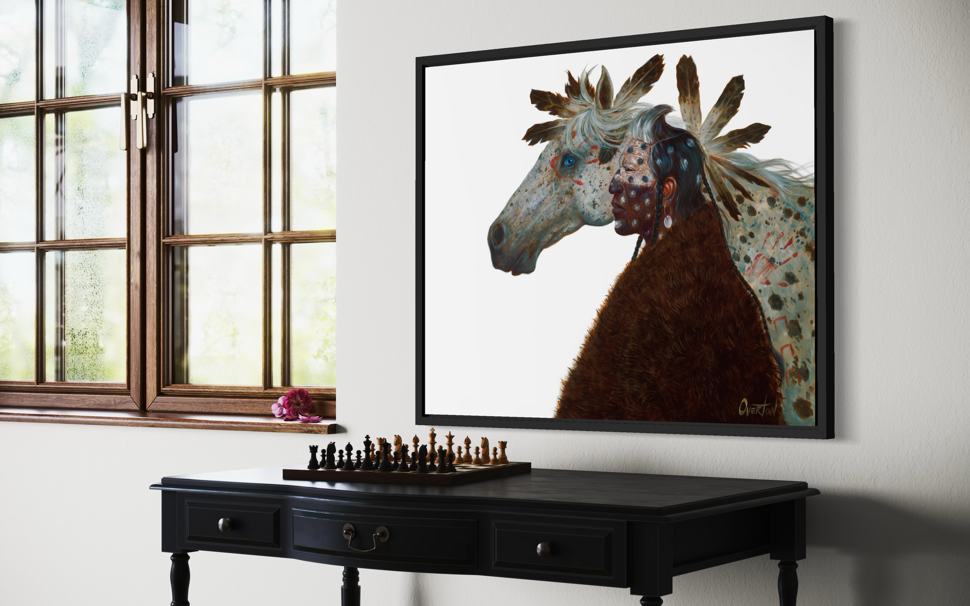 EAGLE AND HAIL | Luxe Collection Canvas Print