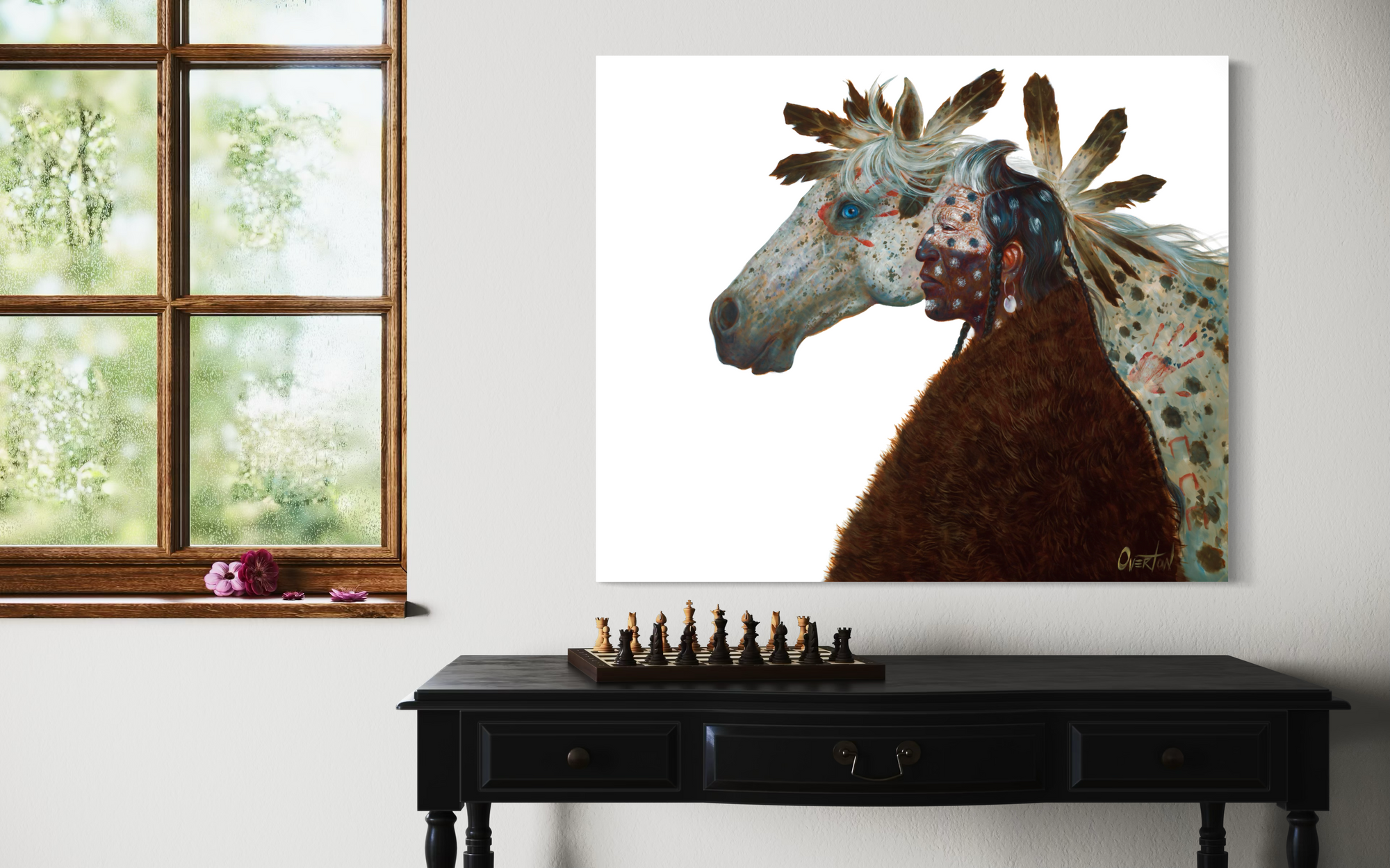 EAGLE AND HAIL | Luxe Collection Canvas Print