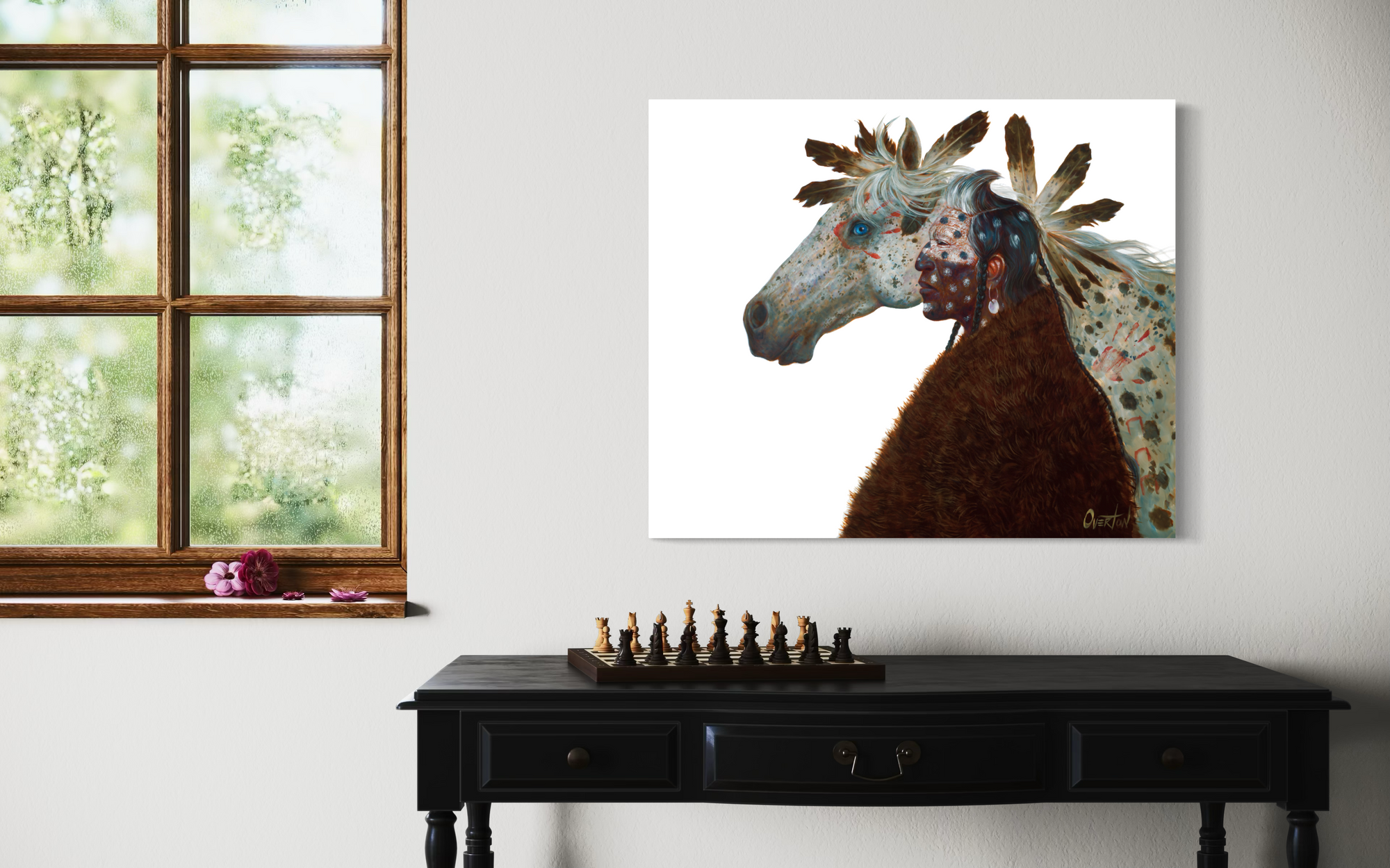 EAGLE AND HAIL | Luxe Collection Canvas Print