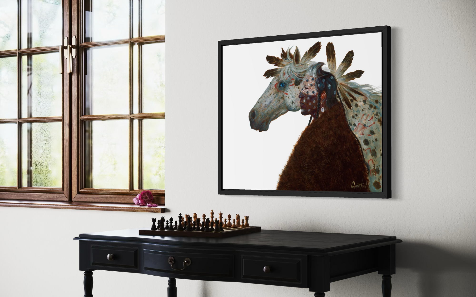 EAGLE AND HAIL | Luxe Collection Canvas Print