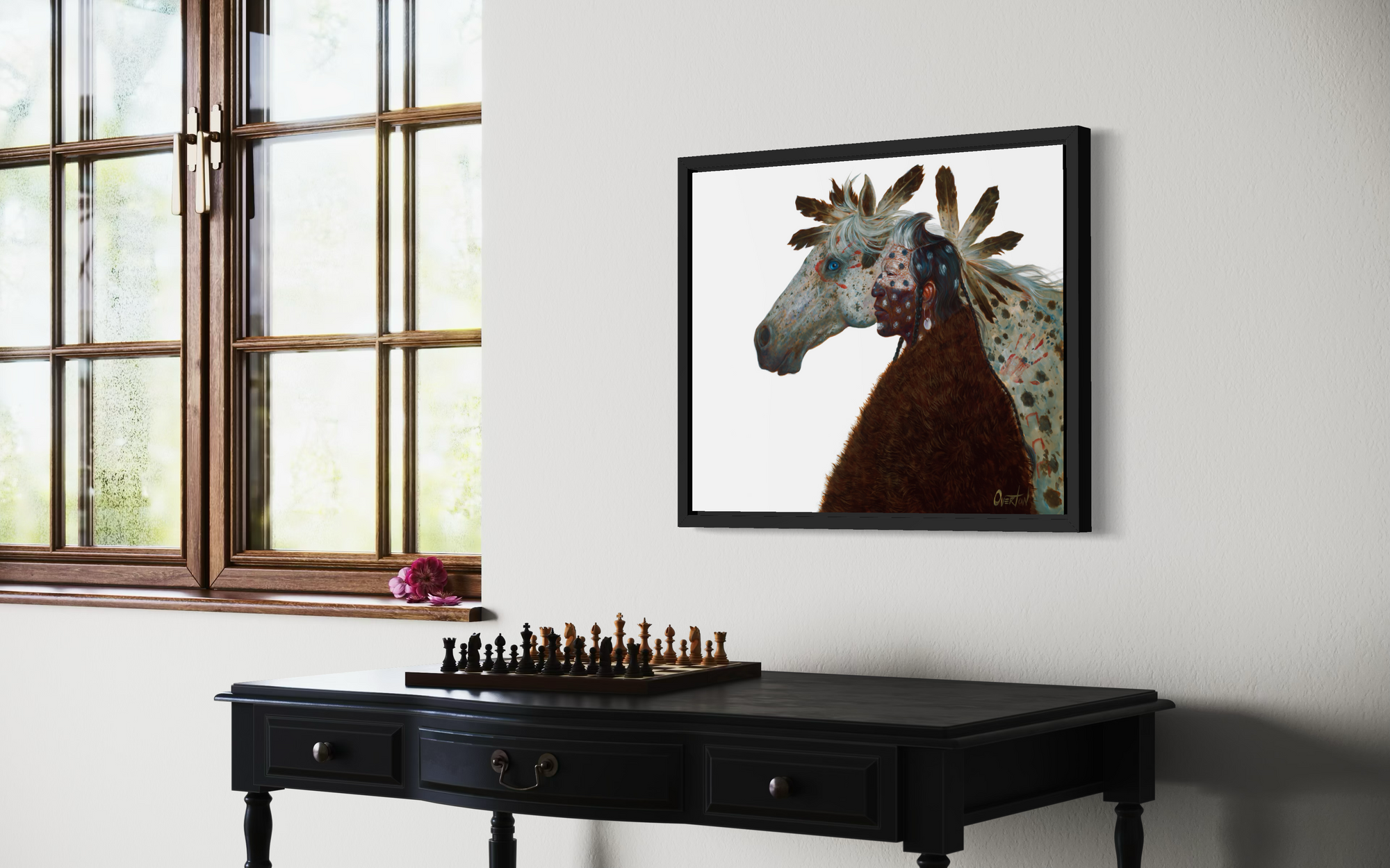 EAGLE AND HAIL | Luxe Collection Canvas Print