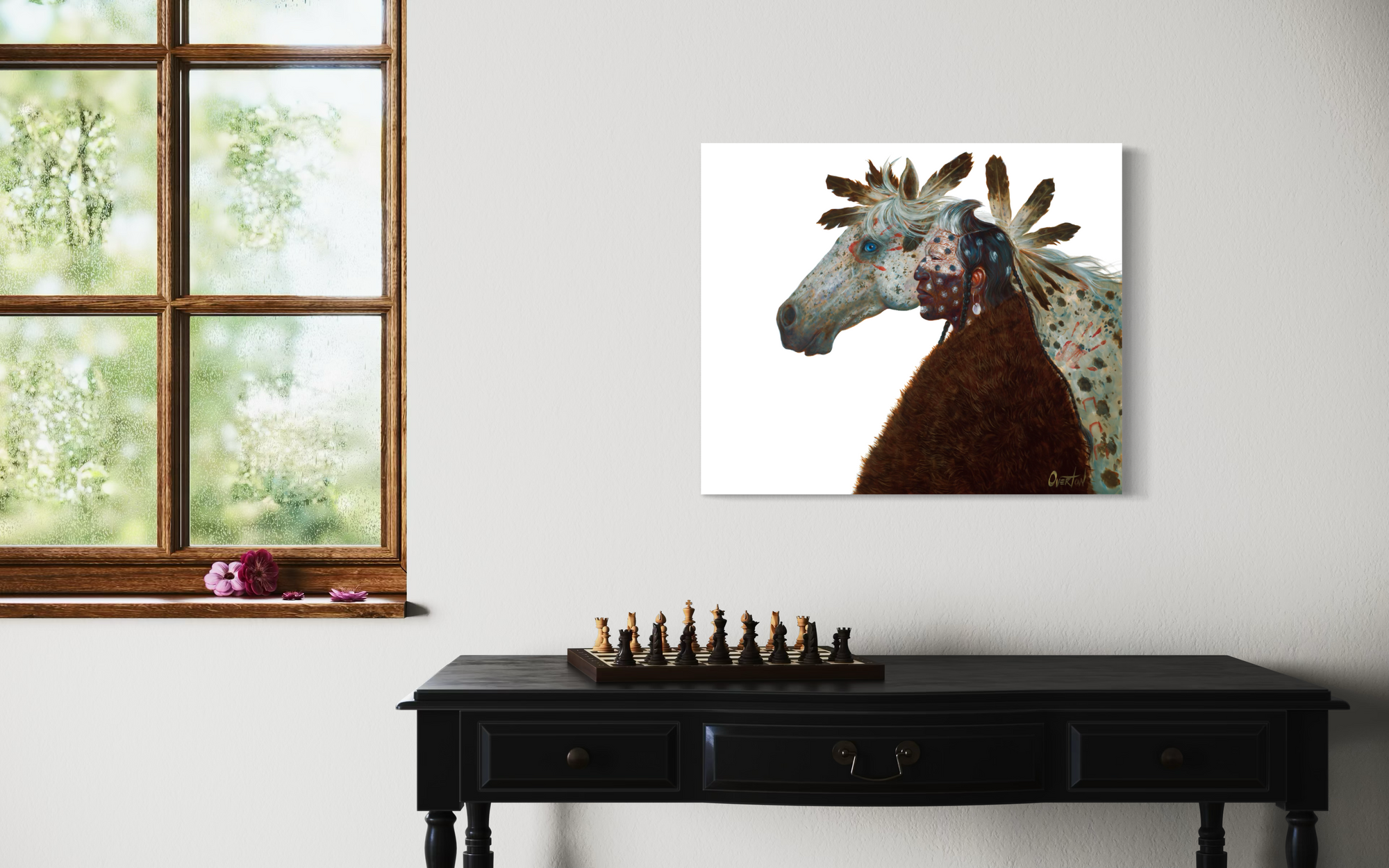 EAGLE AND HAIL | Luxe Collection Canvas Print