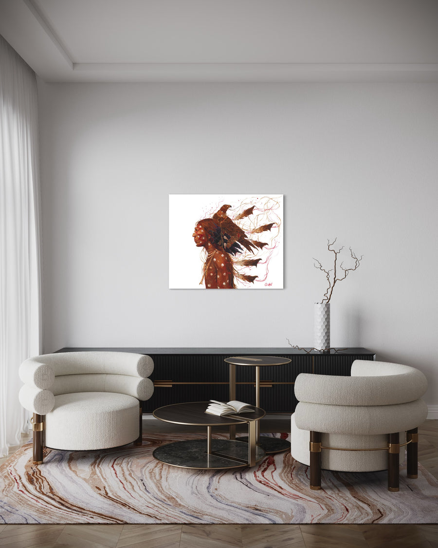 THE SAGA OF CRAZY HORSE | Luxe Collection Canvas Print