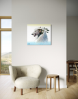 THE WAY OF THE WHITE WOLF | Luxe Collection Canvas Print