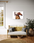 AMERICAN HORSE GOES TO WAR | Luxe Collection Canvas Print
