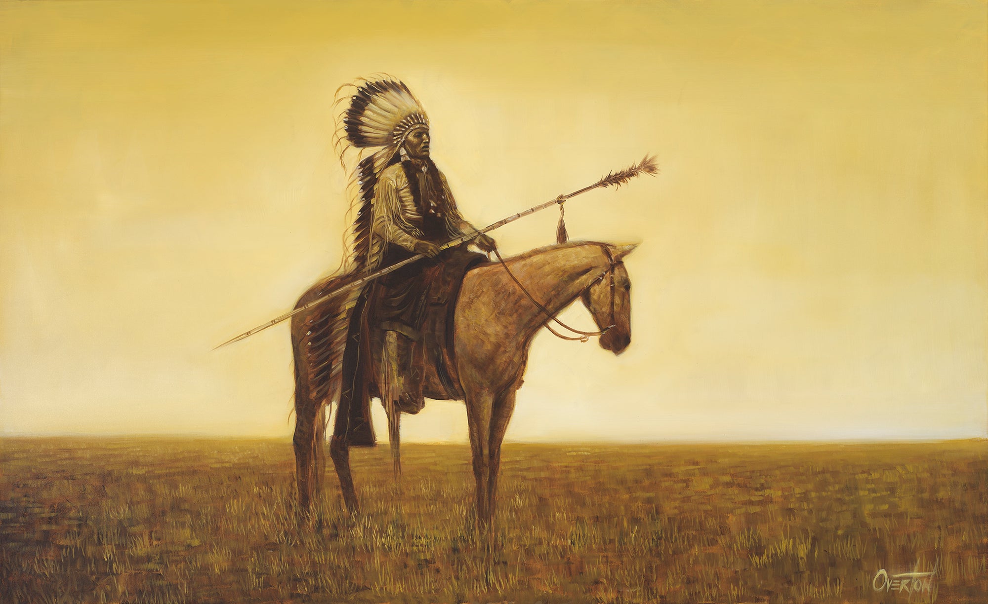 QUANNAH PARKER LORD OF THE SOUTHERN PLAINS | Hand Signed Print