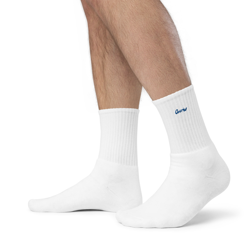 OVERTON | Signature Embroidered Socks