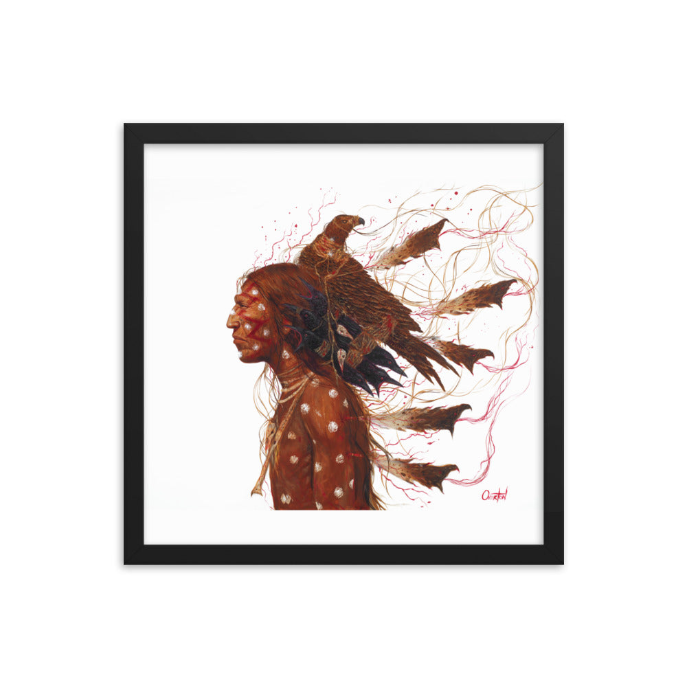 THE SAGA OF CRAZY HORSE | Framed Fine Art Print