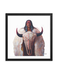 WHITE BUFFALO CALF WOMAN | Framed Fine Art Print