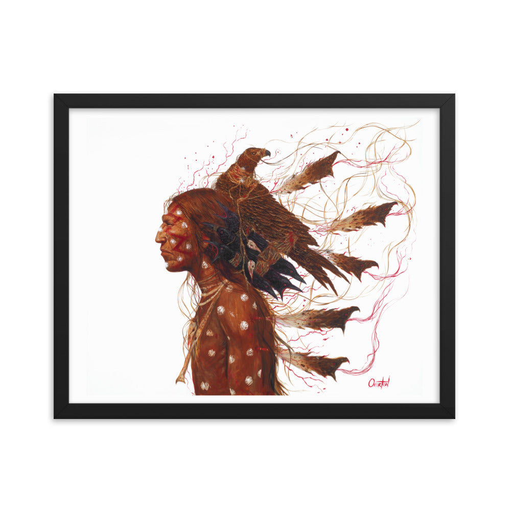 THE SAGA OF CRAZY HORSE | Framed Fine Art Print