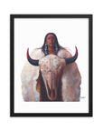 WHITE BUFFALO CALF WOMAN | Framed Fine Art Print