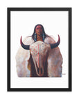 WHITE BUFFALO CALF WOMAN | Framed Fine Art Print