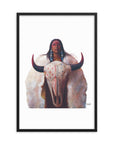 WHITE BUFFALO CALF WOMAN | Framed Fine Art Print