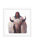 WHITE BUFFALO CALF WOMAN | Framed Fine Art Print