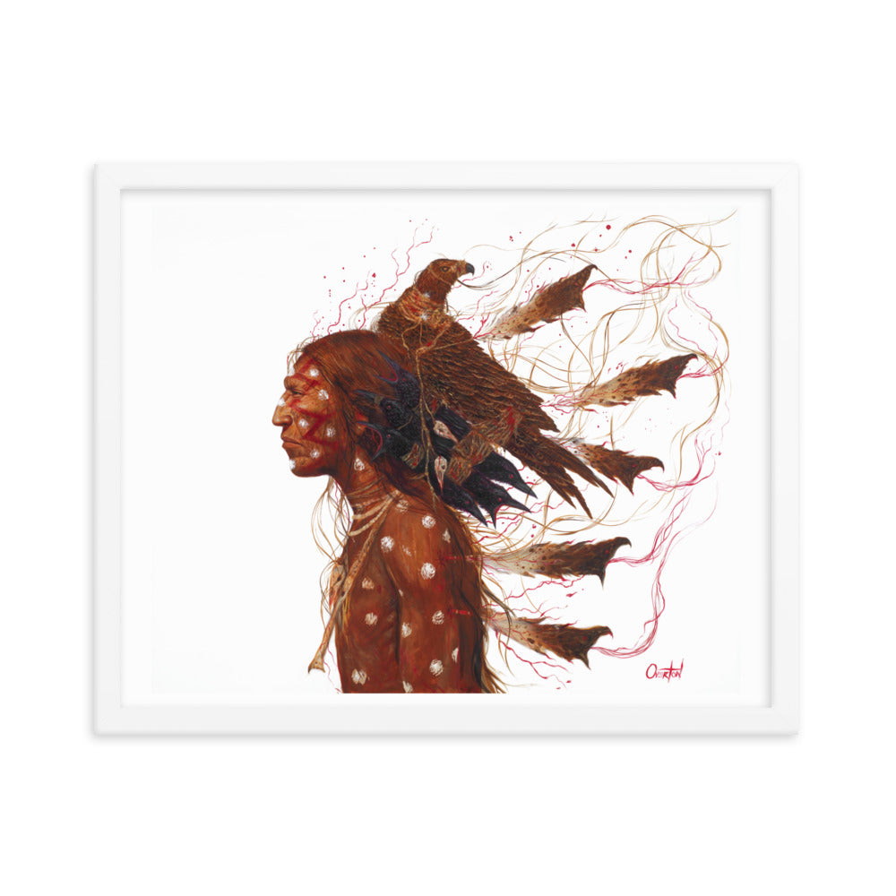 THE SAGA OF CRAZY HORSE | Framed Fine Art Print