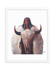 WHITE BUFFALO CALF WOMAN | Framed Fine Art Print