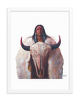 WHITE BUFFALO CALF WOMAN | Framed Fine Art Print