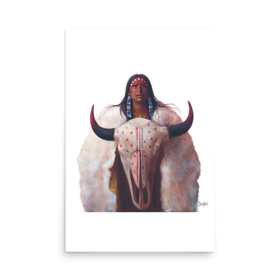 WHITE BUFFALO CALF WOMAN | Fine Art Print