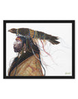 SPOTTED EAGLE | Framed Canvas Print