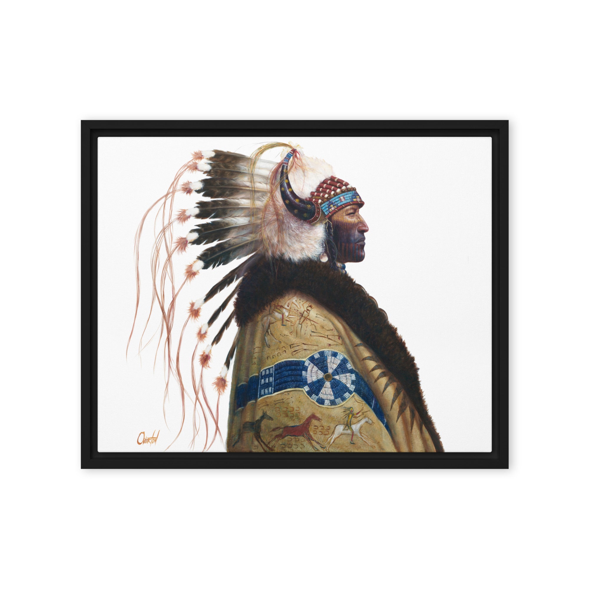 UNCONQUERABLE | Framed Canvas Print