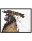 SPOTTED EAGLE | Framed Canvas Print