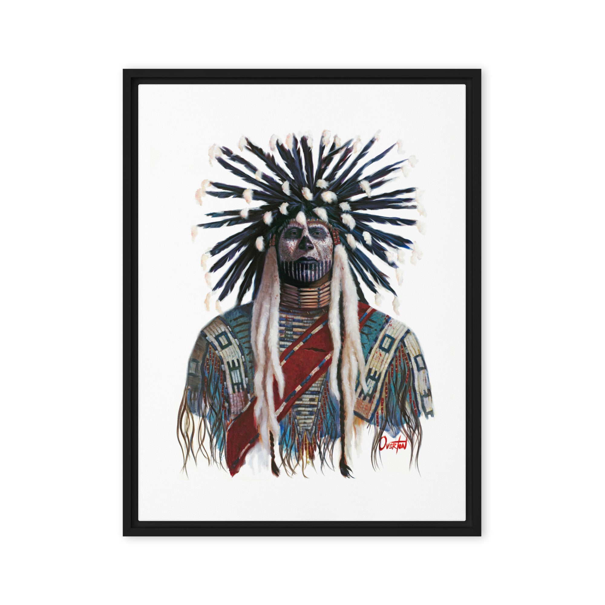 DOG SOLDIER I | Framed Canvas Print