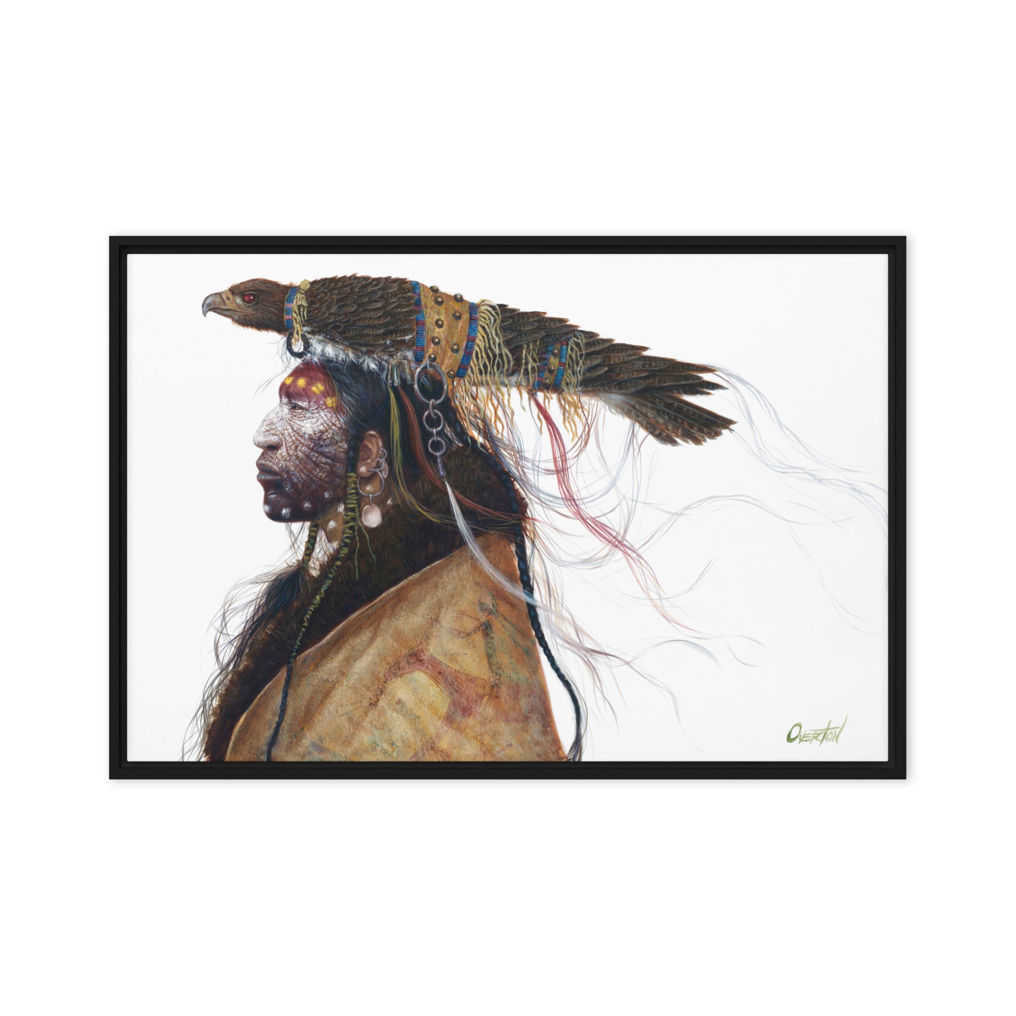 SPOTTED EAGLE | Framed Canvas Print