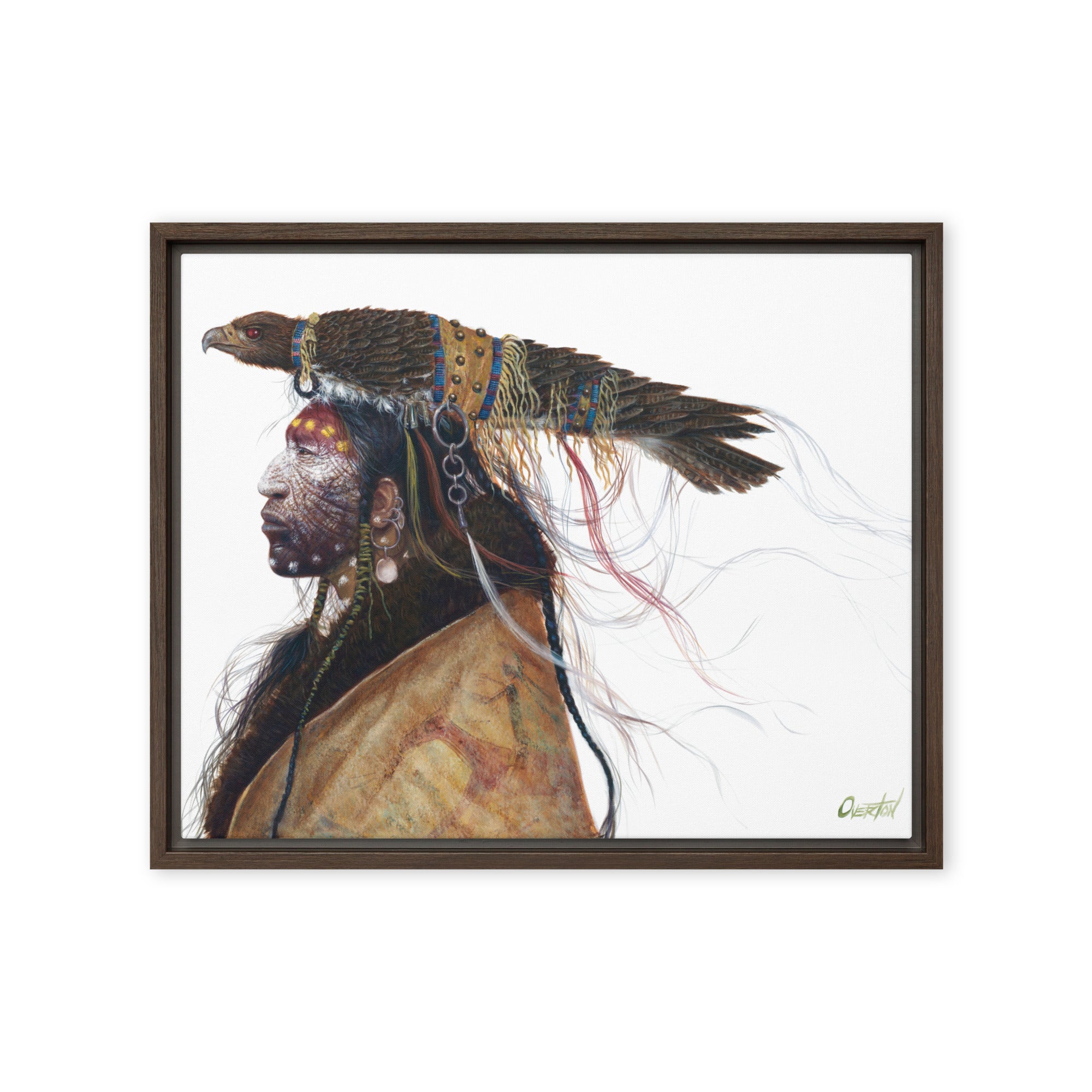 SPOTTED EAGLE | Framed Canvas Print