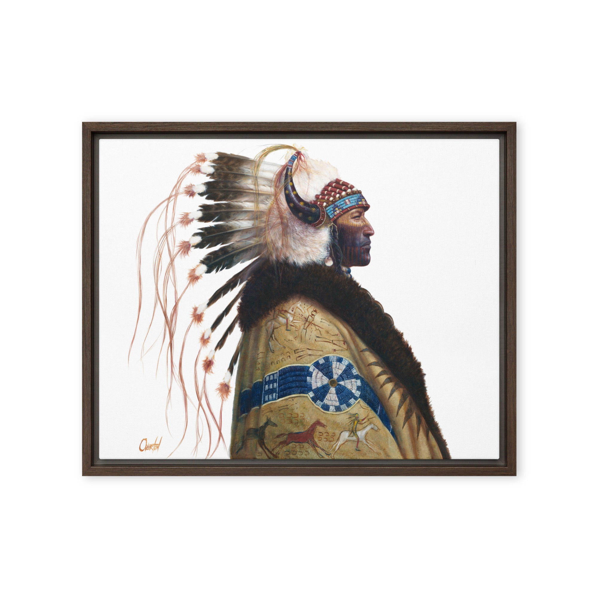 UNCONQUERABLE | Framed Canvas Print