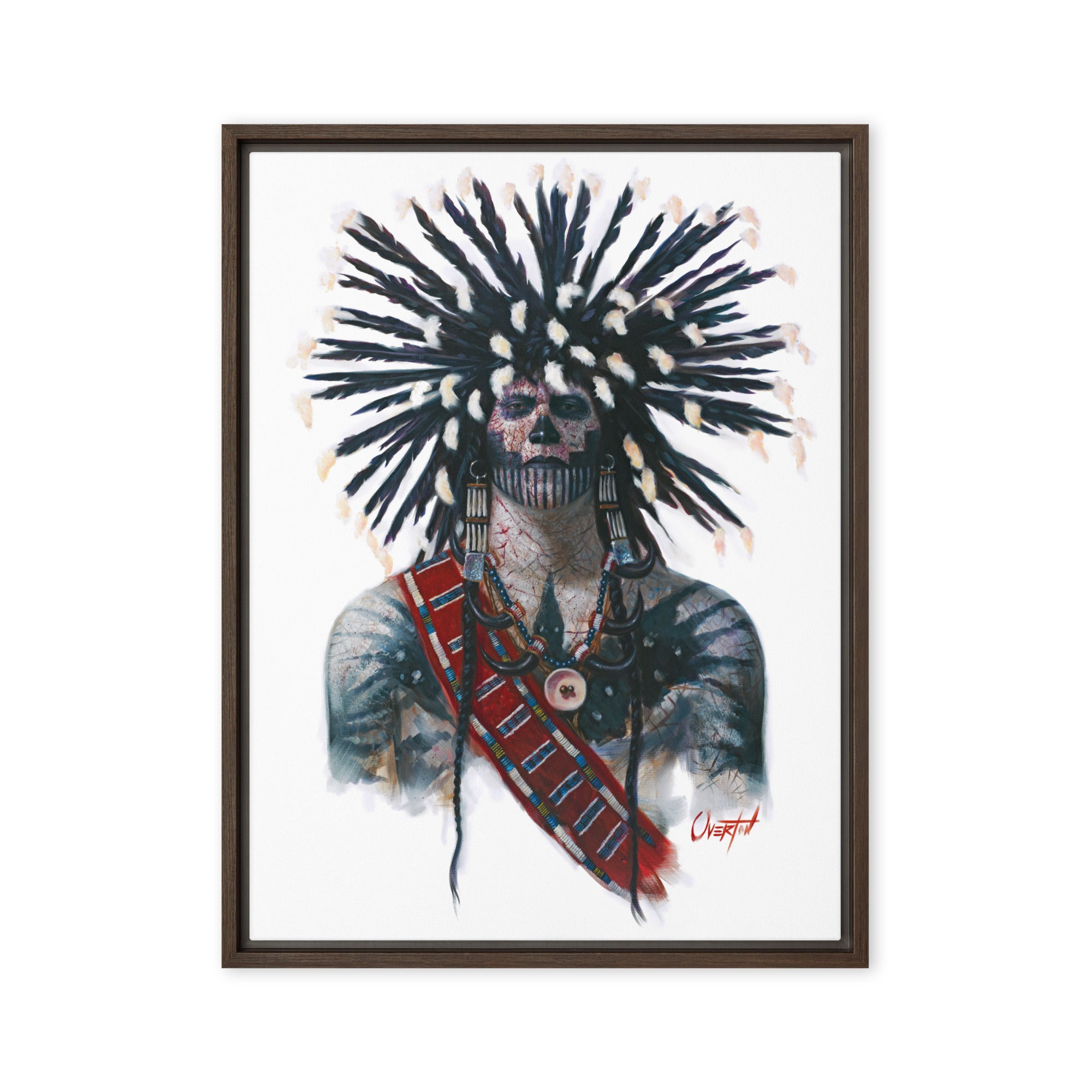 DOG SOLDIER II | Framed Canvas Print