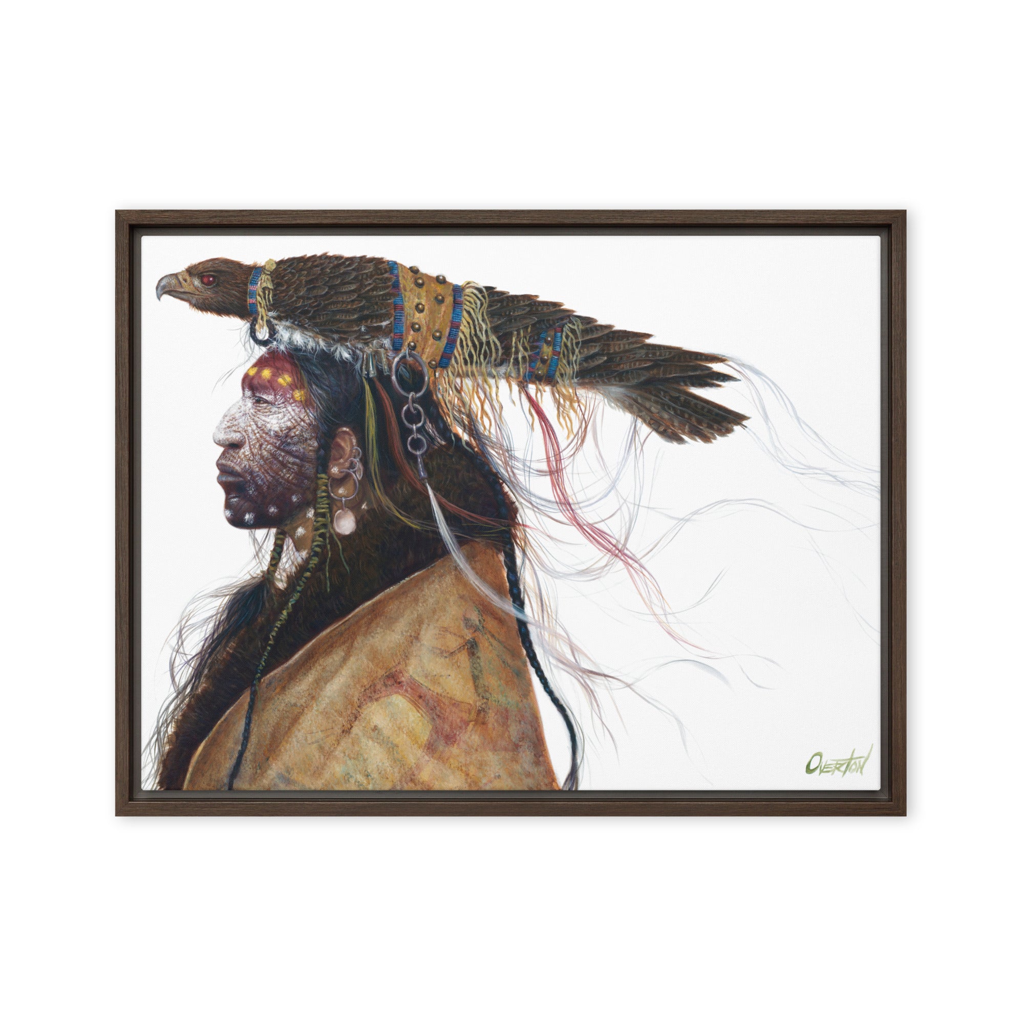 SPOTTED EAGLE | Framed Canvas Print