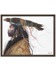 SPOTTED EAGLE | Framed Canvas Print