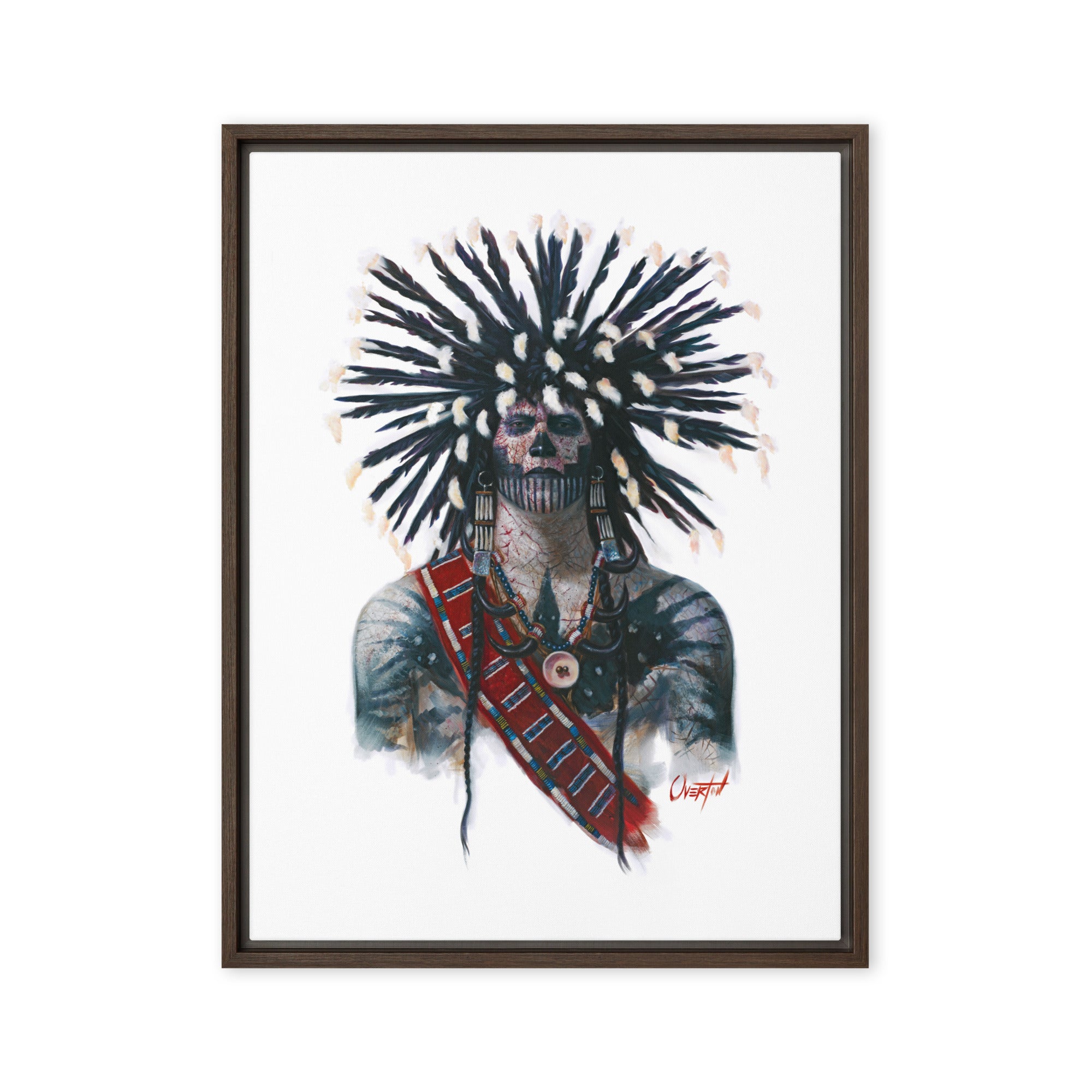 DOG SOLDIER II | Framed Canvas Print