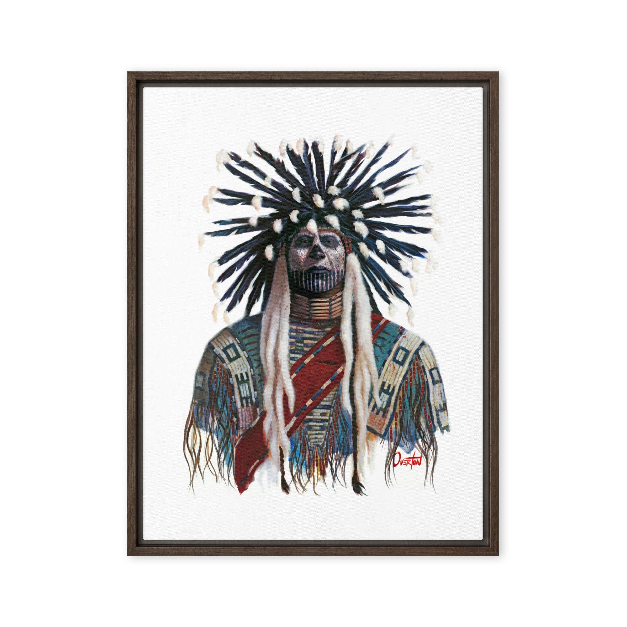 DOG SOLDIER I | Framed Canvas Print